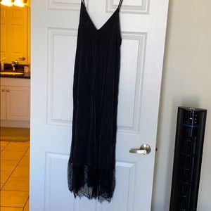 Eri + Ali Black Slip Dress